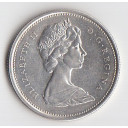 CANADA 25 Cents 1967 Lince AG Conf. Centennial Spl